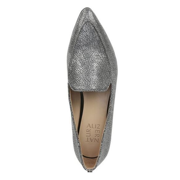 Naturalizer Haines Silver Flats Loafers Size 6.5M NWOB - Picture 7 of 14